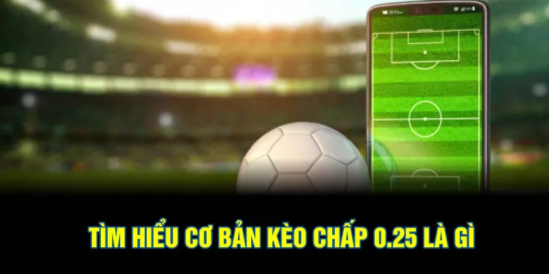 Tìm hiểu cơ bản kèo chấp 0.25 là gì